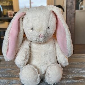 Baby GUND Cream Thistle Bunny Plush Lovey Easter